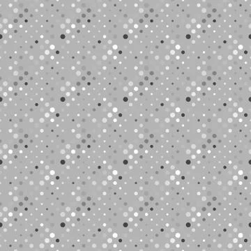 Dot pattern background design - abstract gray vector graphic Illustrazione stock