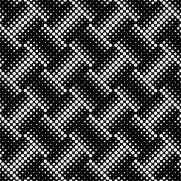 Dot pattern background - monochrome abstract vector graphic design Stock Illustration