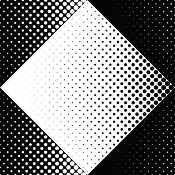 Dot pattern background - monochrome abstract vector graphic design 스톡 일러스트