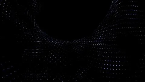 Dot pattern composed of mesh technological sense abstract graphics Stock Illustration