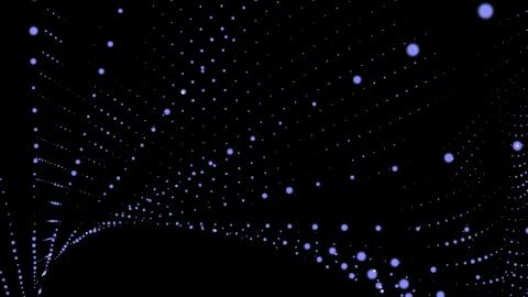 Dot pattern composed of mesh technological sense abstract graphics Illustrazione stock