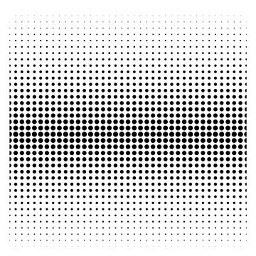 Dot pattern gradient effect. Retro halftone texture Illustrazione stock