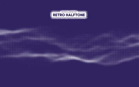 Dot pattern halftone dots design. Halftone pattern vector background, vector Illustrazione stock