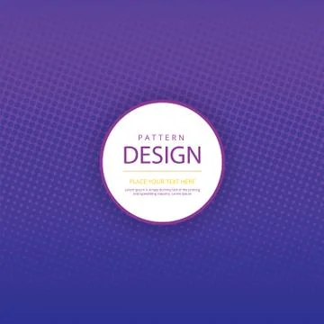 Dot Pattern Halftone Dots Design. Halftone Pattern Vector Background Stock Illustration