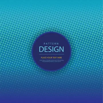 Dot Pattern Halftone Dots Design. Halftone Pattern Vector Background Illustrazione stock