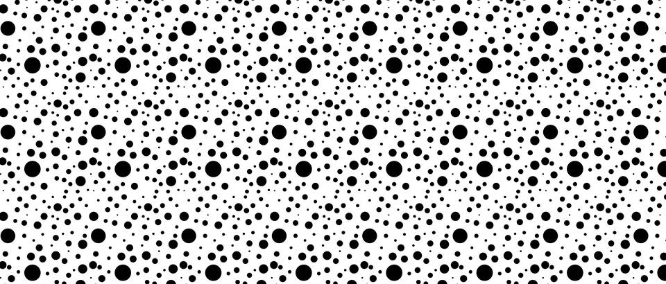 Dot pattern. Random black dots background. Dotwork pattern vector background Stock Illustration