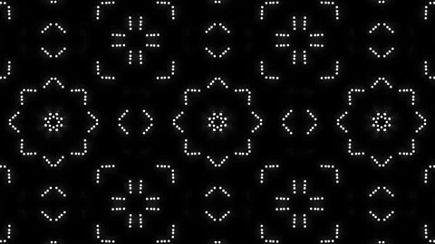 Dot pattern seamless of simple technology background concept. Stock Footage 274109063