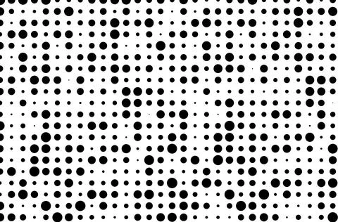 Dot pattern texture, circle halftone dot background black abstract Stock Illustration