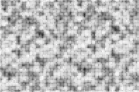 Dot pattern texture, circle halftone dot background black abstract Stock Illustration
