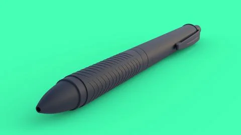 Dot pen with different background Stock Illustration