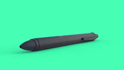 Dot pen with different background Stock Illustration
