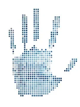 Dot Print Stock Illustration