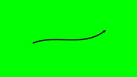 Dot pulse radar motion arrow right vertical pop green screen 스톡 동영상 344648330