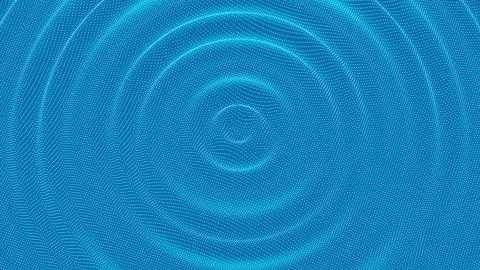 Dot pulse sound wave 3d particle music background Stock Illustration