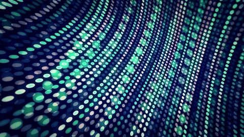 Dot Seamless pattern. Loop abstract motion background. Stock Footage 117489683