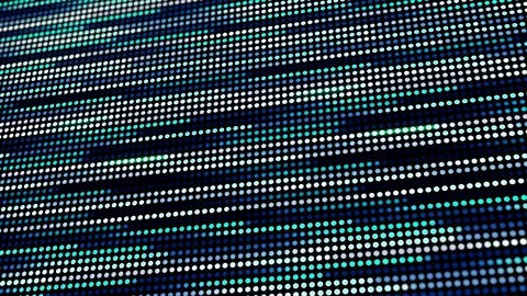 Dot Seamless pattern. Loop abstract motion background. Stock Footage 117490942