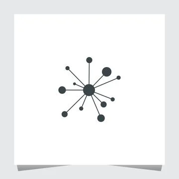 Dot Tech Logo Inspirations Template Illustration