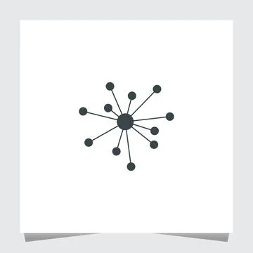 Dot Tech Logo Inspirations Template Stock Illustration