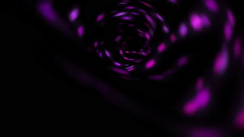 Dot Tunnel Pulse - Information Superhighway - Innerspace Stock Footage 130803181