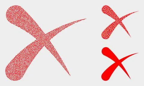 Dot Vector Erase Icons Ilustração Stock