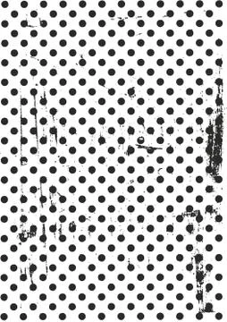 Dot Vector Pattern Scratched Stock Illustration