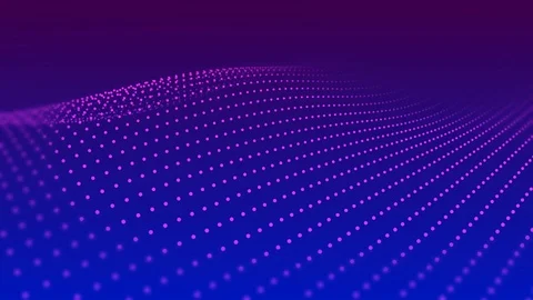 Dot waves rippling on purple background Stock Footage 122411215