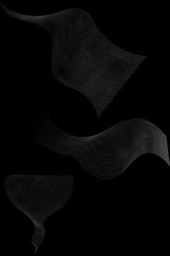 Dot white black wave technology texture background. Abstract big data digit.. Stock Illustration