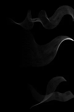 Dot white black wave technology texture background. Abstract big data digit.. Illustrazione stock