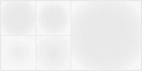 Dot white gray halftone technology abstract texture background. Retro comic Stock Illustration