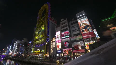 Dotonbori Timelapse Stock Footage 234683208