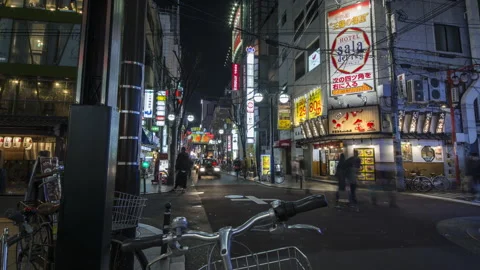 Dotonbori Timelapse Stock Footage 234683481