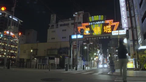 Dotonbori Timelapse Stock Footage 234683518