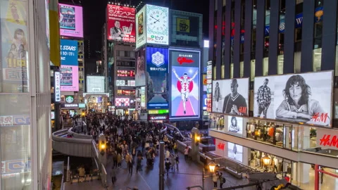 Dotonbori Timelapse Stock Footage 234683960