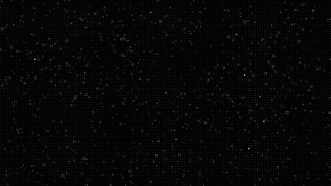 Dots and grid. data, hi-tech concept. virtual space random dots and grid. data Stock Footage 293754255