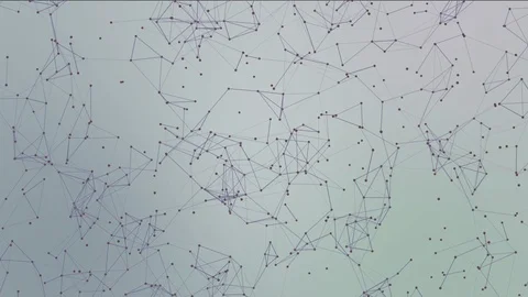 Dots and line with abstract network innovation technology Stock Footage 127325192