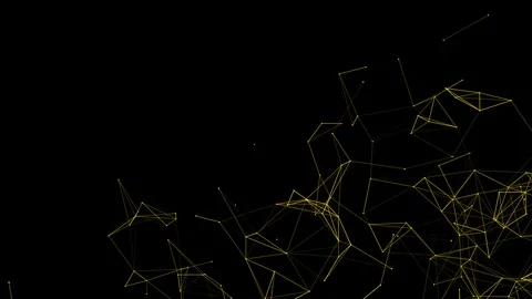 Dots and line with abstract network innovation technology 스톡 동영상 127327490