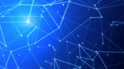 Dots and line with abstract network innovation technology 스톡 동영상 127327783