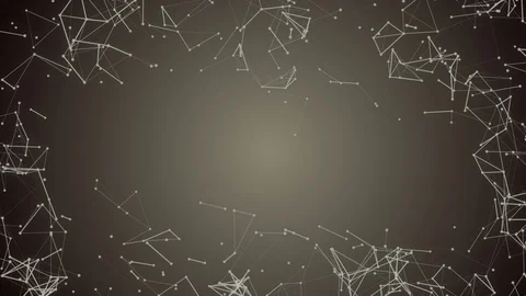 Dots and line with abstract network innovation technology 스톡 동영상 127328147