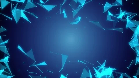 Dots and line with abstract network innovation technology 스톡 동영상 127328457