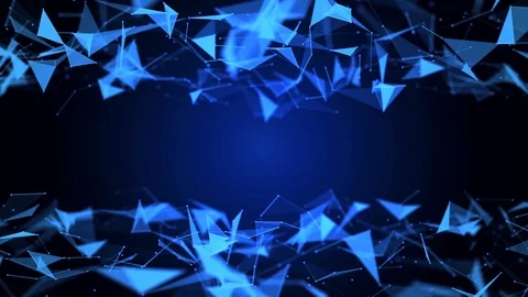 Dots and line with abstract network innovation technology 스톡 동영상 127354178