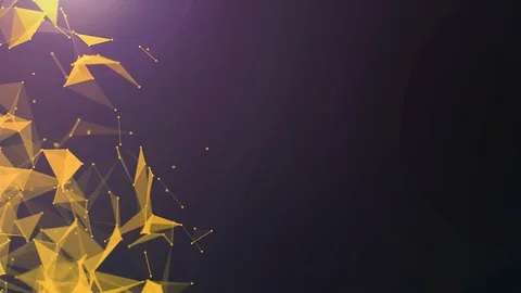 Dots and line with abstract network innovation technology 스톡 동영상 127355160