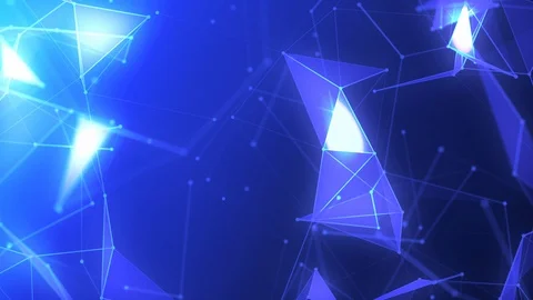 Dots and line with abstract network innovation technology 스톡 동영상 127356192