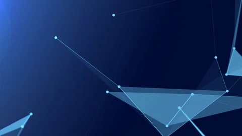 Dots and line with abstract network innovation technology 스톡 동영상 127356397