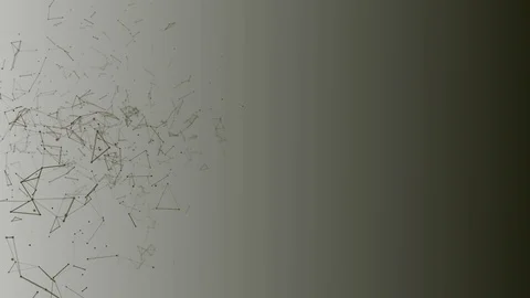 Dots and line with abstract network innovation technology 스톡 동영상 127356541