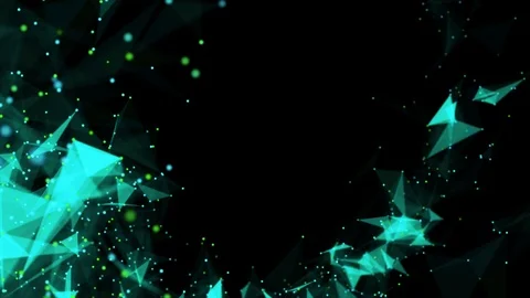 Dots and line with abstract network innovation technology 스톡 동영상 127357856