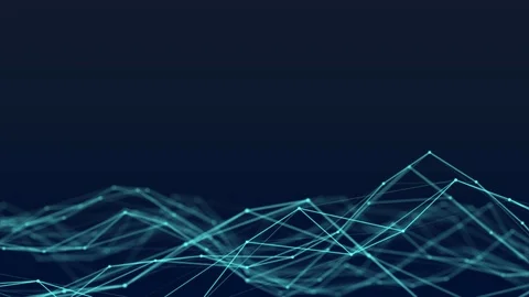 Dots and line with abstract network innovation technology 스톡 동영상 127360414