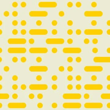 Dots and lines abstract seamless pattern Stock Illustration
