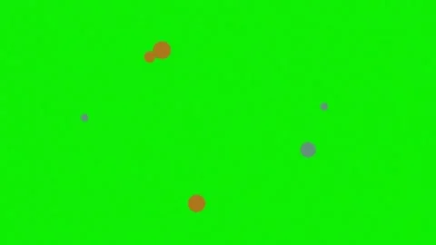 Dots Animated on Chroma Key for Compositing Vídeos de archivo 337045505