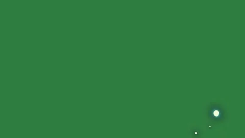 Dots Animated With Dot - Chroma Key Green Screen Footage Stock Footage 338014511