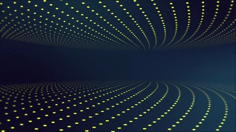 Dots arranged in curved lines pattern. 스톡 동영상 332051430